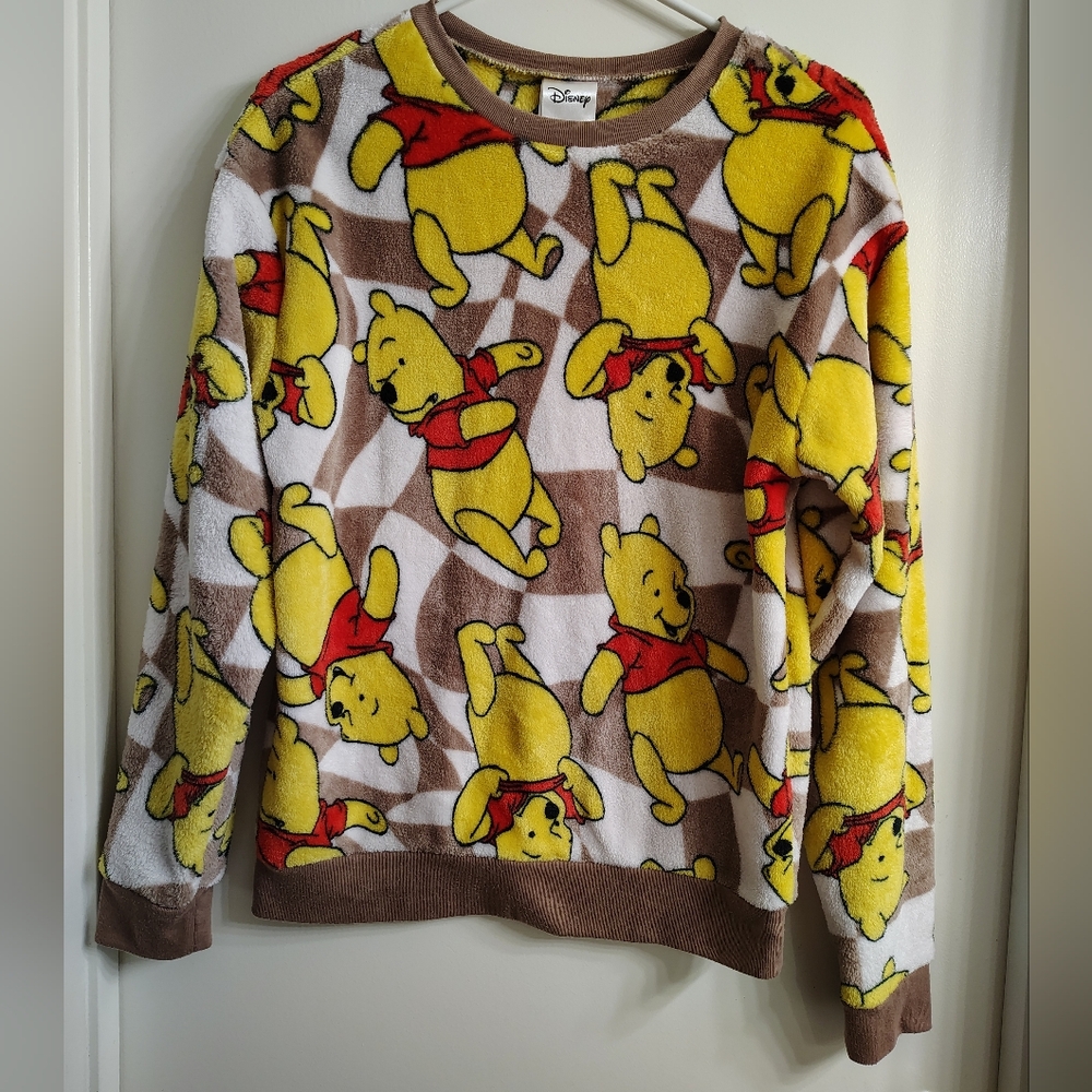 Disney Yellow and Brown Fleece Top